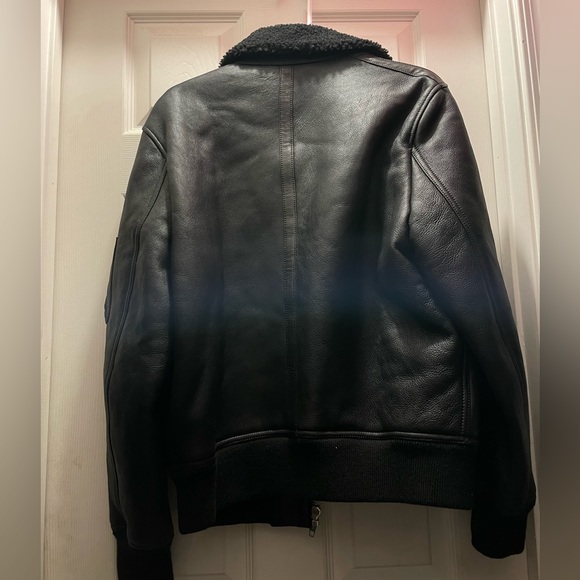 The Kooples Leather Biker Jacket Shearling lining. 2 days only discount offer! - Picture 6 of 7